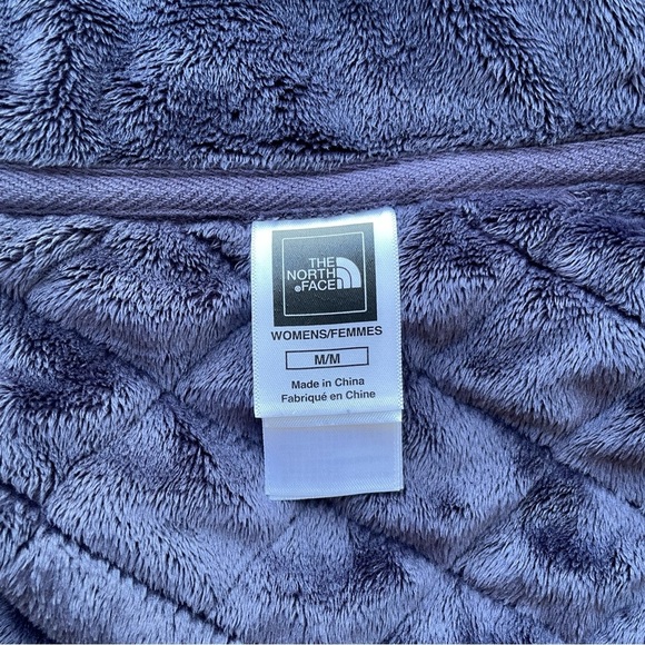 The North Face Caroluna Quilted Fleece Full Zip Jacket Purple Women's Medium - Picture 7 of 9